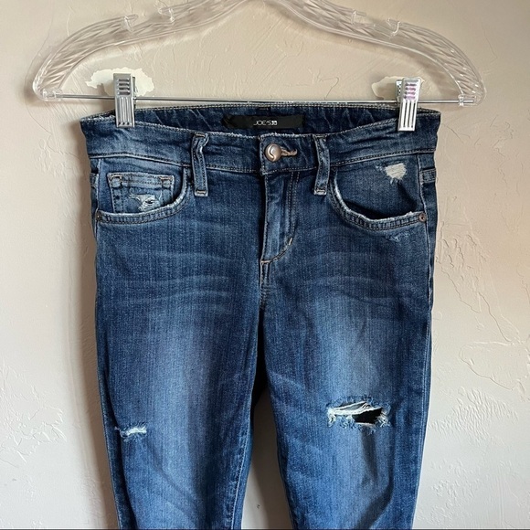 Joes Keagan Distressed Cropped Skinny Denim Jeans - Picture 3 of 8